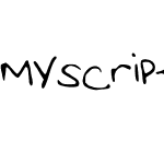 MyScriptFont