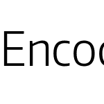 Encode Sans Narrow