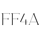 FF4A GORALserif 250