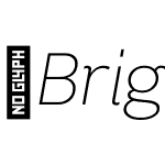 BrightGrotesk-UltraLightItalic