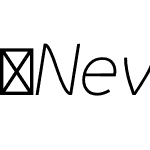 Nevo-ThinItalic