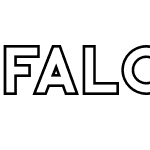 Falco Black Outline