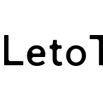 Leto Text Sans Defect