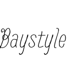 Baystyle Pencil