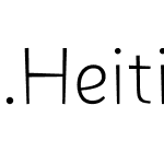 .HeitiUI SC