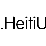 .HeitiUI SC