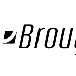 Brougham-CondensedThinItalic