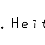 .HeitiUI J