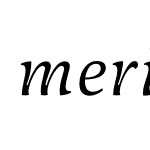 Meringue-Italic