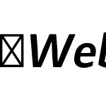 Webnar-DemiBoldItalic