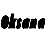 Oksana Sans Compressed