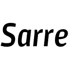 Sarre Testversion Medium Italic