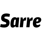 Sarre Testversion ExBold Italic