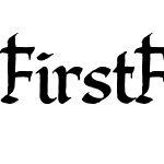 FirstFont