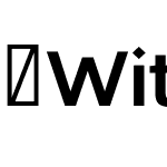 WithoutSans-Semibold