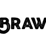 Brawls Typeface Rough