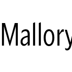 Mallory XCondensed