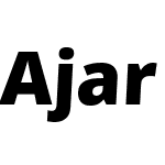 Ajar Sans Extrabold