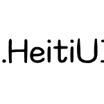 .HeitiUI SC