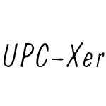 UPC-Xerophyte