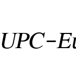 UPC-Eucrosia