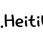 .HeitiUI K