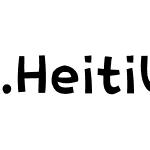 .HeitiUI SC