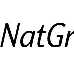 NatGrotesk Nar