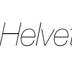 Helvetica Neue