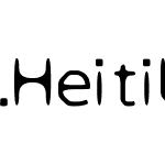 .HeitiUI K