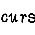 cursive