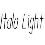 Italo Light Italic