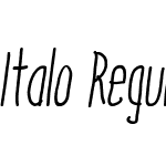 Italo Regular Italic