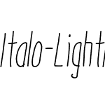 Italo Light Italic