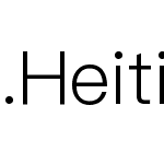 .HeitiUI K