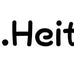 .HeitiUI J