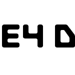 E4 Digital (Lowercases)