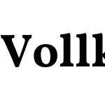 Vollkorn Semibold