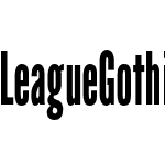 League Gothic Condensed