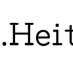 .HeitiUI J