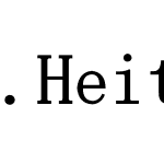 .HeitiUI K