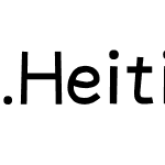 .HeitiUI K