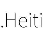 .HeitiUI SC