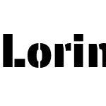 Lorimer No 2 Stencil