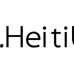 .HeitiUI K