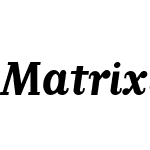 MatrixScriptBold