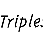 TriplexItalicLight