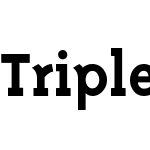 TriplexSerifBold