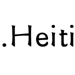 .HeitiUI J