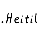 .HeitiUI K